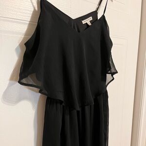 American eagle long sheet black dress
